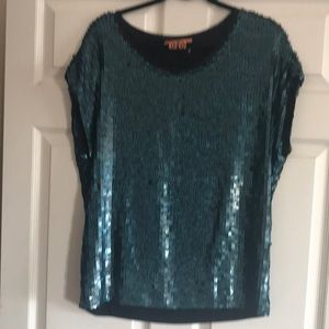 Tory Burch Sequin Top ! EUC ! Size small